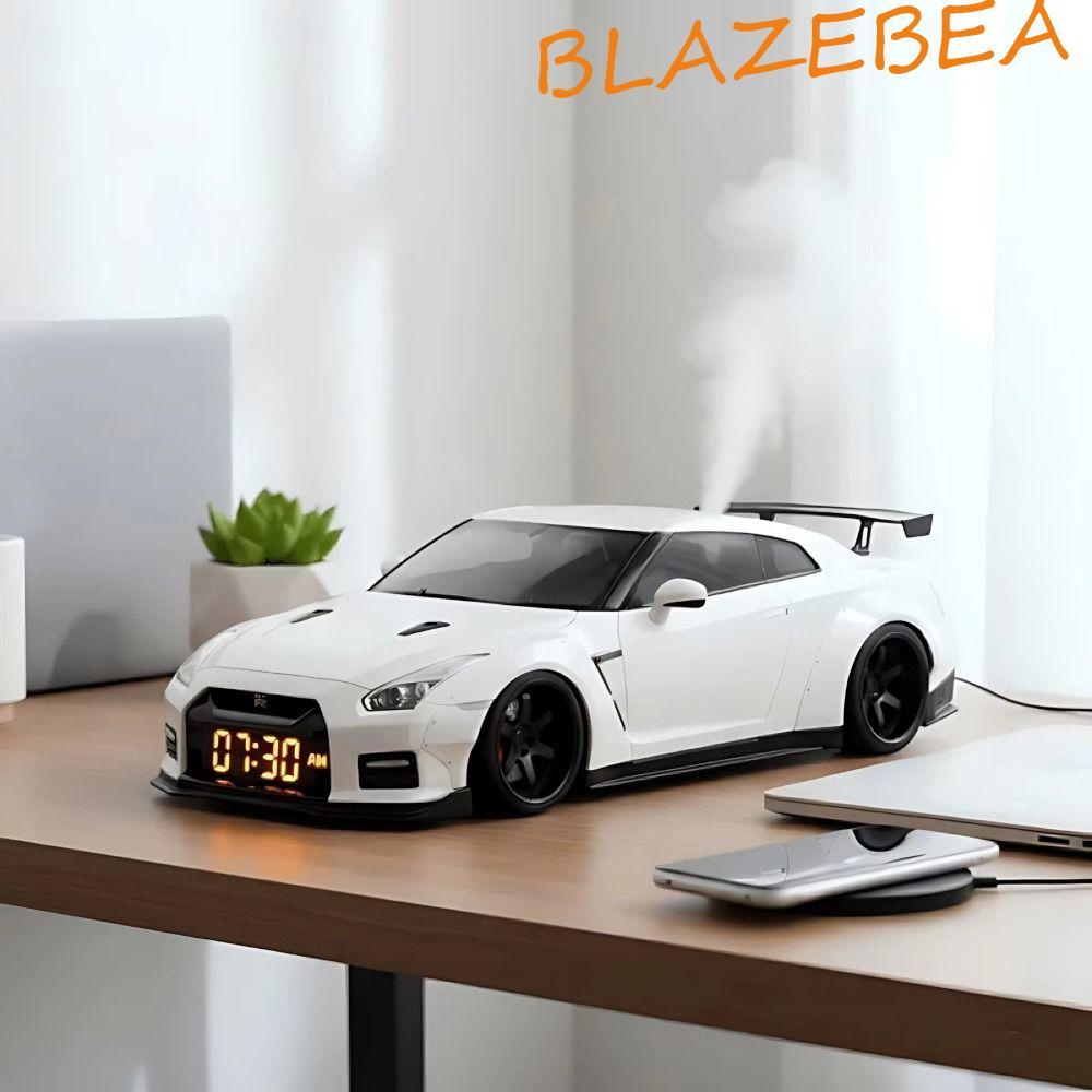 นาฬิการถสปอร์ต ดีไซน์ล้ํา ฟังก์ชันนาฬิกาปลุก Hypercar ทรงรถแปลกใหม่ แสดงเวลาโดดเด่น ของแต่งบ้านห้องนอน