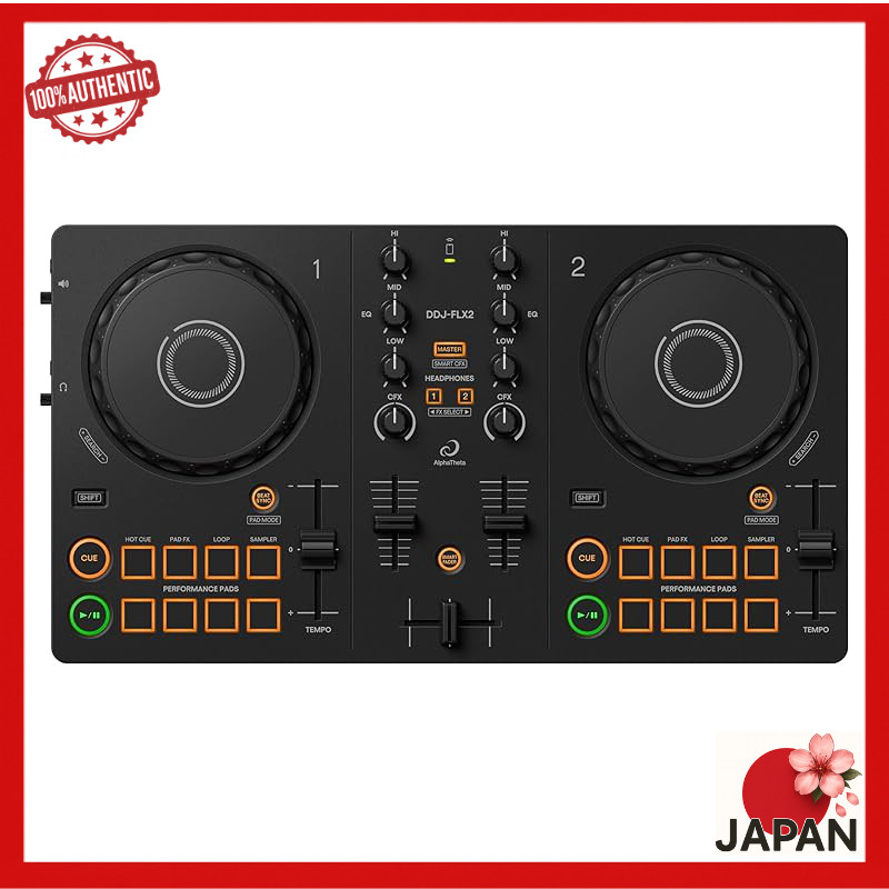 AlphaTheta Compact 2ch DJ Controller DDJ-FLX2