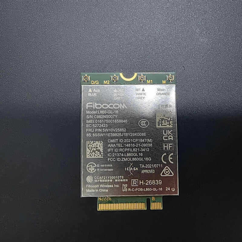 Lenovo ThinkPad T14 P14s Gen4 4G โมดูล L860-GL-16 5W10V25852