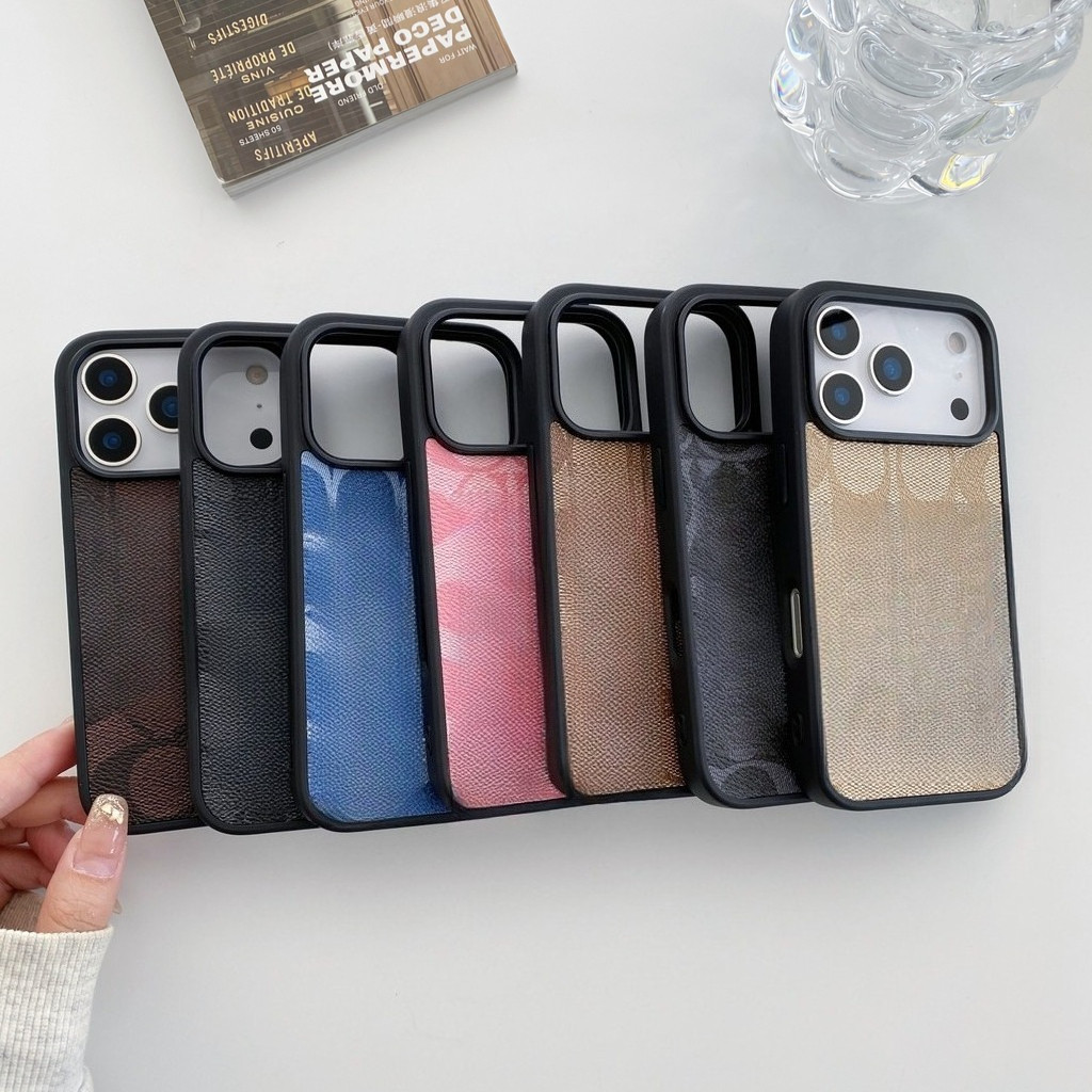 Minimalist Design หนังสําหรับ iPhone 17 Promax 16 15 14 13 12 11 Pro Max 16 15 14 Plus 17 Air รูขนาดใหญ่เต็มรูปแบบ Anti Fall ฝาครอบป้องกัน