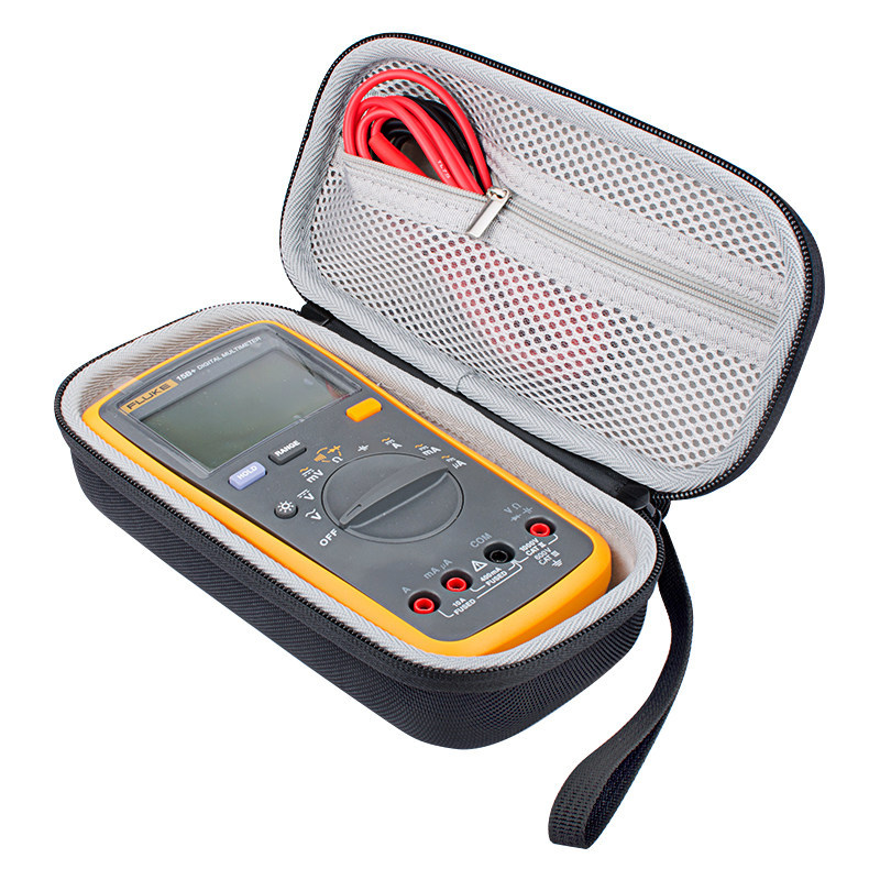 เหมาะสําหรับ Fluke Fluke F179C มัลติมิเตอร์ F17B + กระเป๋าเก็บของ F117C มัลติมิเตอร์ F115C กล่องป้อง
