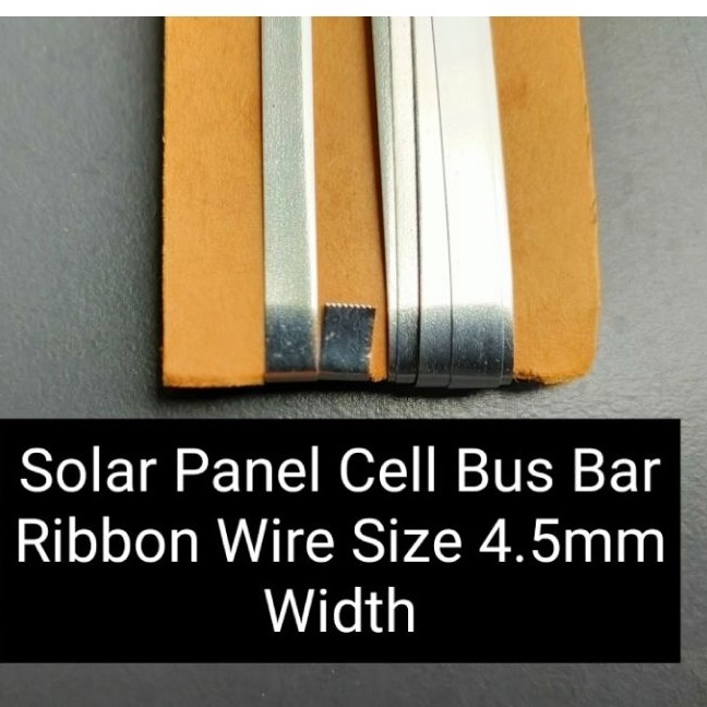 แผงโซลาร์เซลล์ Cell Bus Bar ลวดริบบิ้น ขนาด กว้าง 4.5mm 008C