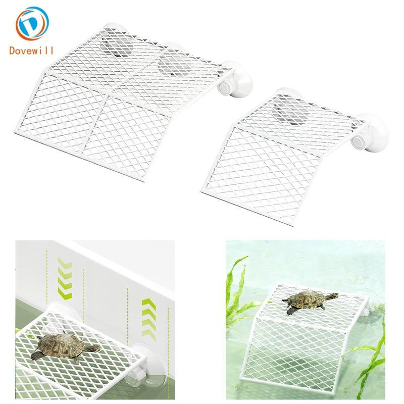 [Dovewill] Turtle Basking Platform Reptile Climbing Platform Turtle Cave with Resting Ramp