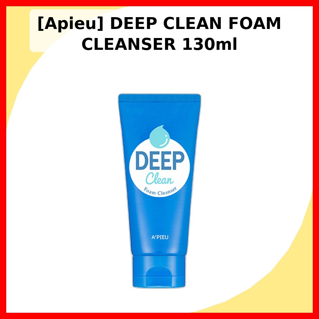 [Apieu] DEEP CLEAN FOAM CLEANSER 130ml / Korean Cleanser / Deep Clean Foam / ของแท้ 100% โดย Hanjian