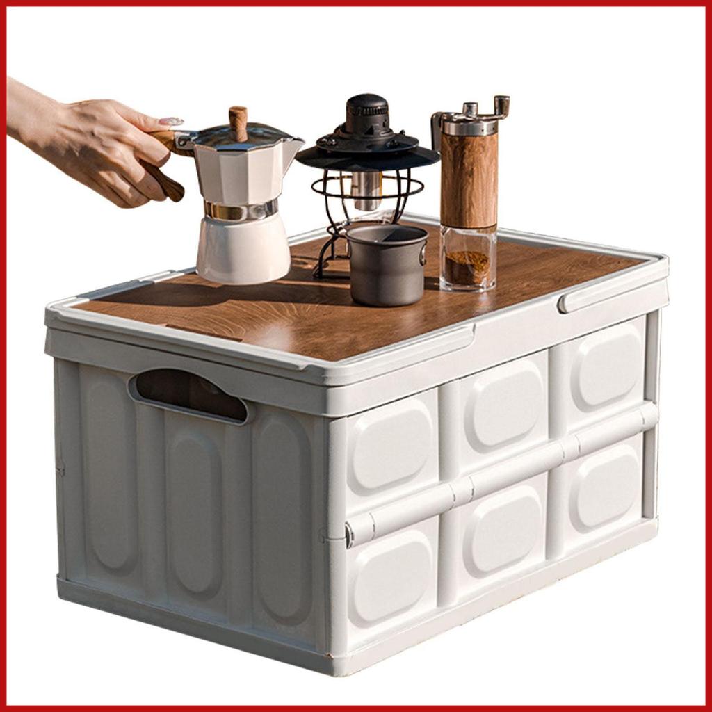 Outdoor Camping พับกล่องกล่องเก็บ Organizer ถังเก็บสําหรับ Camping Home Storage และองค์กรสําหรับ pom