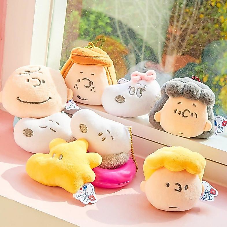 Peanuts Better Together Head Keychain Snoopy - เซ็ตคู่ พวงกุญแจพีนิทสนู๊ปปี้ ได้ 2 ชิ้น ลิขสิทธิ์แท้ 100%