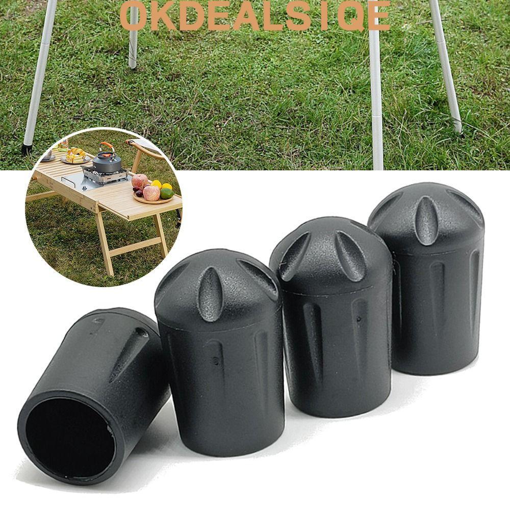 OKDEALS1QE 1 ชิ้น/4 ชิ้น Moon เก้าอี้ขาครอบคลุม, Camping เก้าอี้อุปกรณ์เสริม Anti-slip ขาป้องกัน, Universal ปลั๊กเชื่อมต่อสวมใส่ 14/15/16/18/20 มม.เท้าครอบคลุม