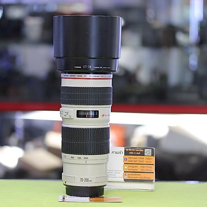 Lens canon70-200F4L.