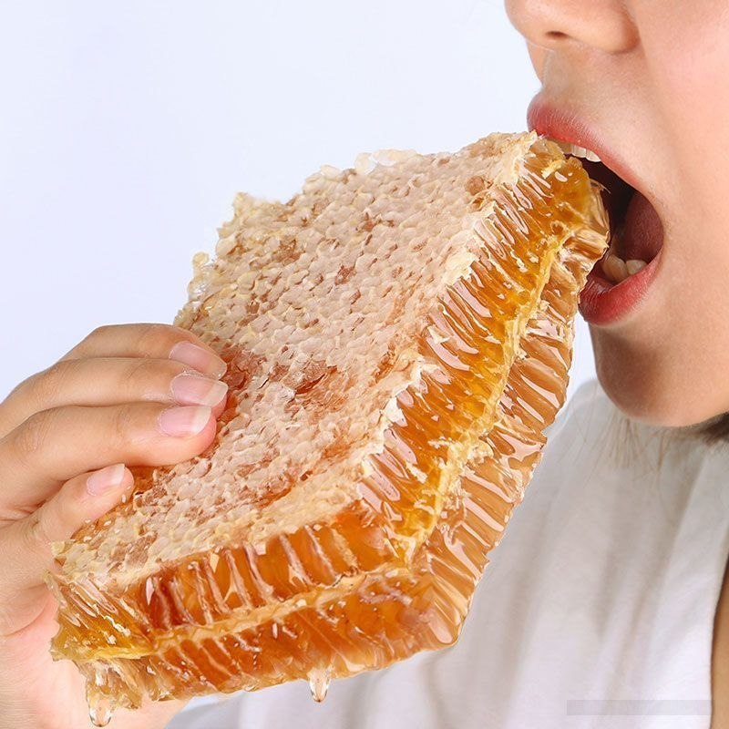 蜂巢蜜 500g 嚼着吃 純正野生百花蜂蜜 | Honeycomb Honey 500g Chewable Pure Wild Flower Hone jf0qd6jbHz0604