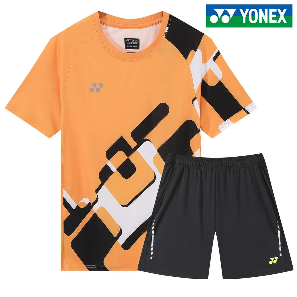 ชุดแบดมินตัน ไม่จํากัดเพศ อเนกประสงค์ (รุ่น 211 & 982) | เสื้อและกางเกงขาสั้นความชื้นเบาและใช้งานได้จริงเหมาะสําหรับการฝึกแบดมินตันแมตช์กับชุดกีฬาลําลอง