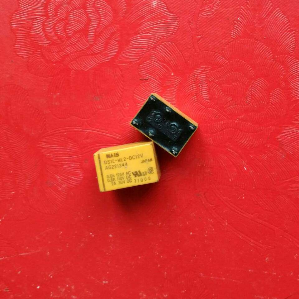 Panasonic DS1E-ML2-DC12V รีเลย์สัญญาณ 6 พิน 2A กลุ่มแปลงแม่เหล็กถือการควบคุมการสื่อสาร SL2