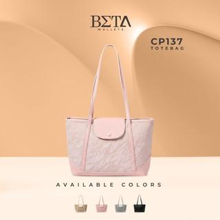 BETA Totebag For Women Luxury Ladies Leather Shoulder Bag High Quality Gilded Design Handbag CP137