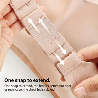7ประเภท Soft Elastic Bra Extender ปรับหลายสี Bra Hook Extension ชุดชั้นในอุปกรณ์เสริม