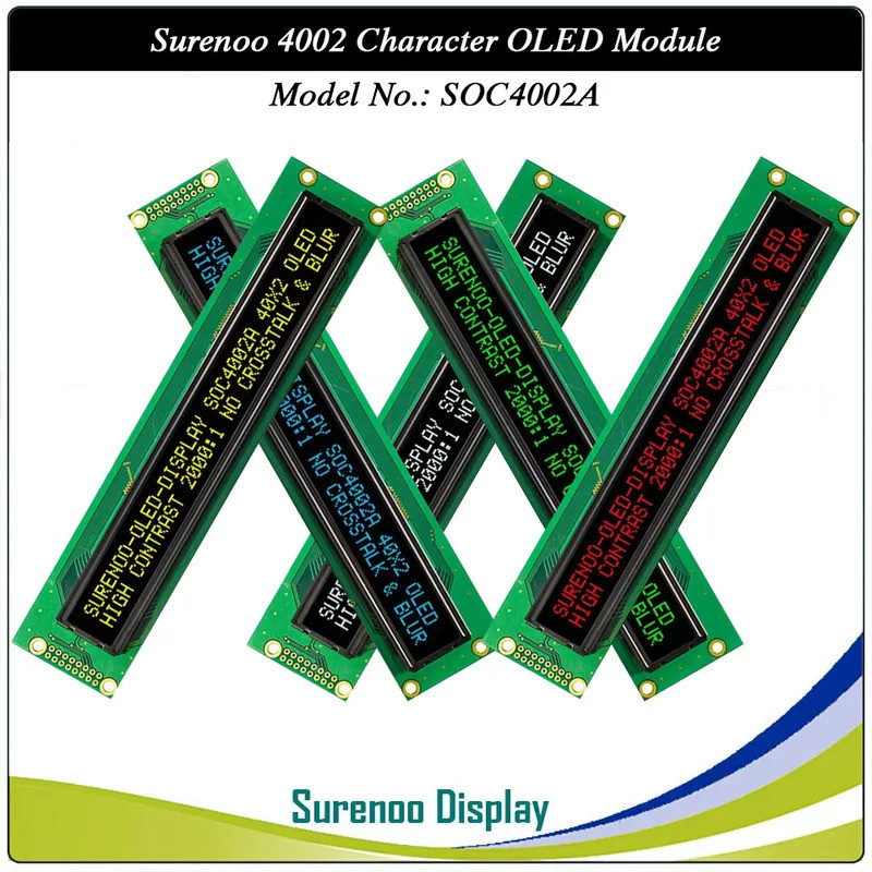 Standardized Real OLED Display, 4002 Parallel OLED Compatible 402 40*2 Character LCD Module Display 