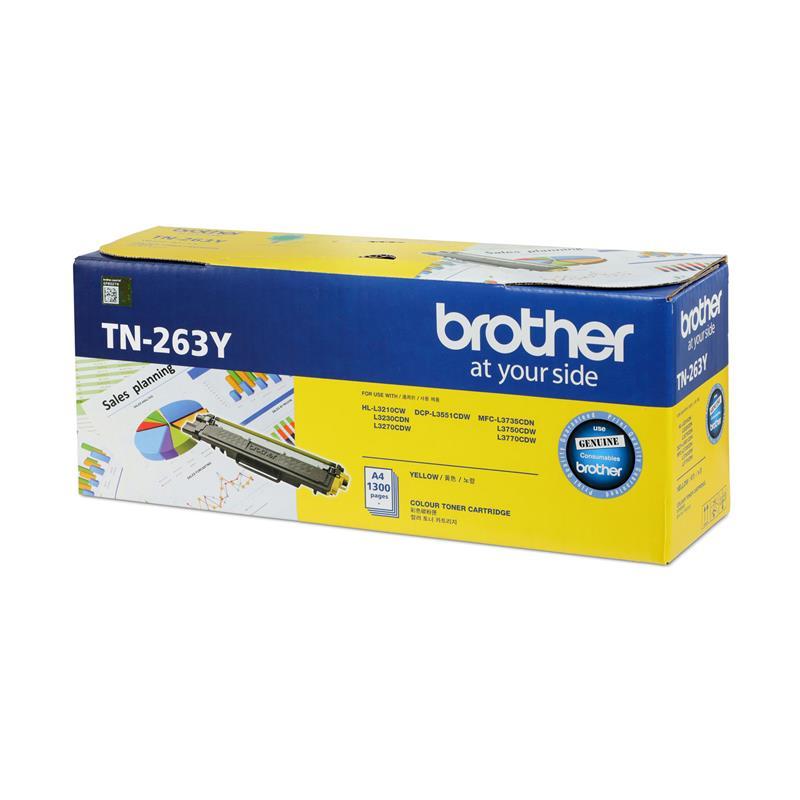 BROTHER ตลับผงหมึก รุ่น TN-263Y หมึกสีเหลือง