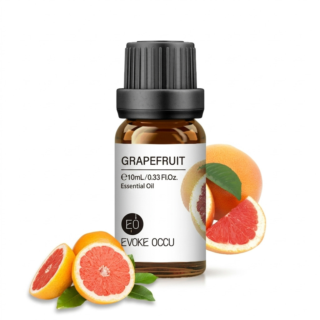 Aliztar 100% Pure Grapefruit Essential Oil 10 ml. น้ำมันหอมระเหยเกรฟฟรุ๊ตแท้ สำหรับอโรมาเทอราพี เตาอโรมา เครื่องพ่นไอ...