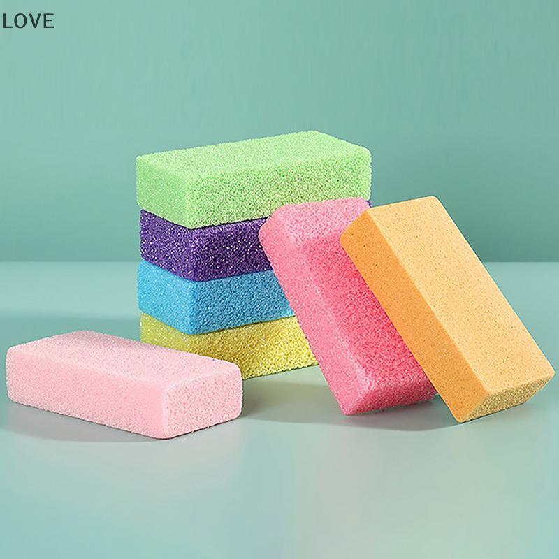 [JJCW] Exfoliate Feet Pedicure Handle Pumice Stone Scraper Foot File Dead Hard หยาบแห้งขัดผิวแคลลัส Remover คู่มือ Creed Heels