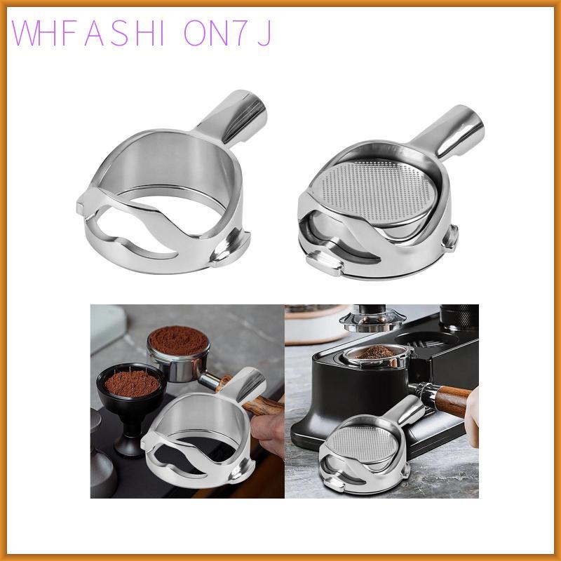 [whfashion7j] Coffee Portafilter 58mm Bottomless Portafilter Replacement Stainless Steel Coffee Filt