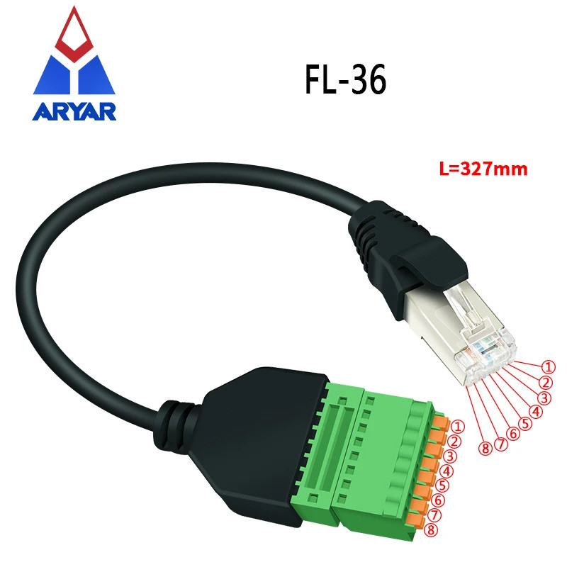 1 ชิ้น RJ45 ถึงฤดูใบไม้ผลิ Terminal Adaptor RJ45 ถึง Terminal block อะแดปเตอร์ RJ45 8P8C ปลั๊กสปริง 
