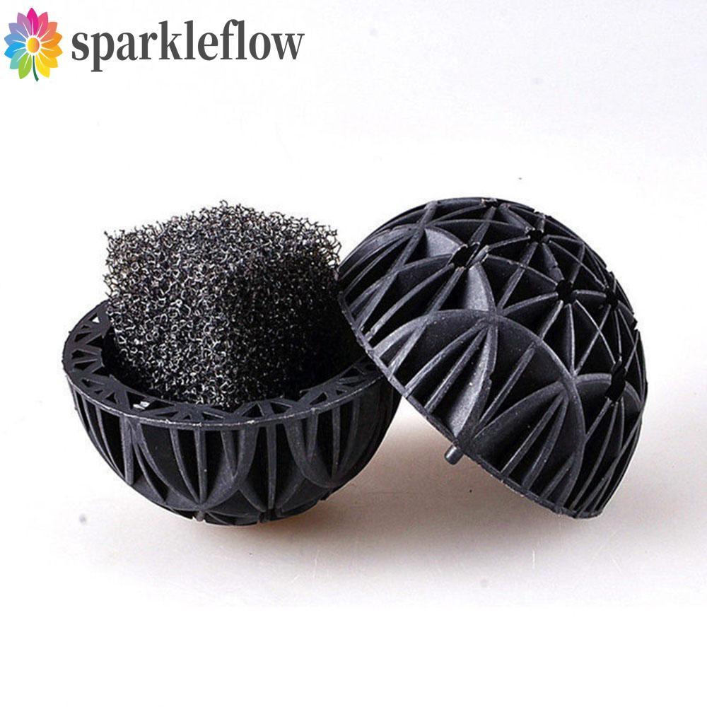 SPARKLEFLOW Bio Balls Aquarium Koi Wet Dry Pond Filter