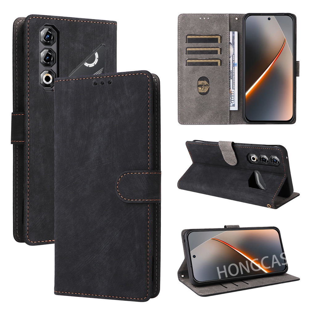 เคสโทรศัพท์สําหรับ ZTE Nubia Neo5 GT Pro Neo 5 Neo5GT Neo5Pro 4G 5G 2026 หรูหราหนัง Flip Casing Card Slot Stand Holder Soft กันกระแทกปลอดภัยปกหลัง