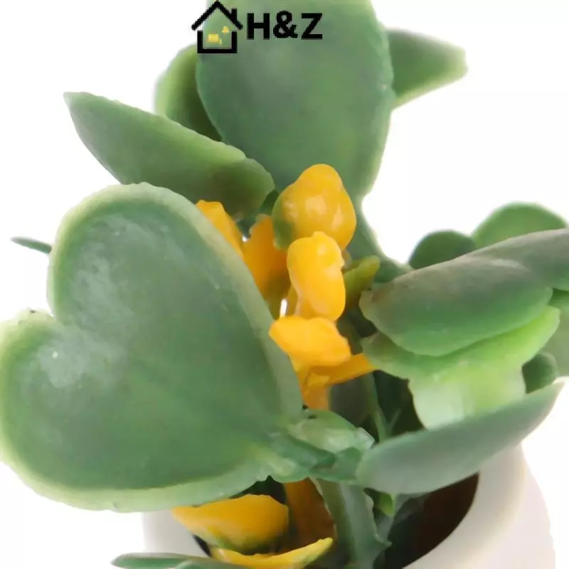 HZ 1:12 Dollhouse Miniature พืชสีเขียวในกระถาง thumbnail 3
