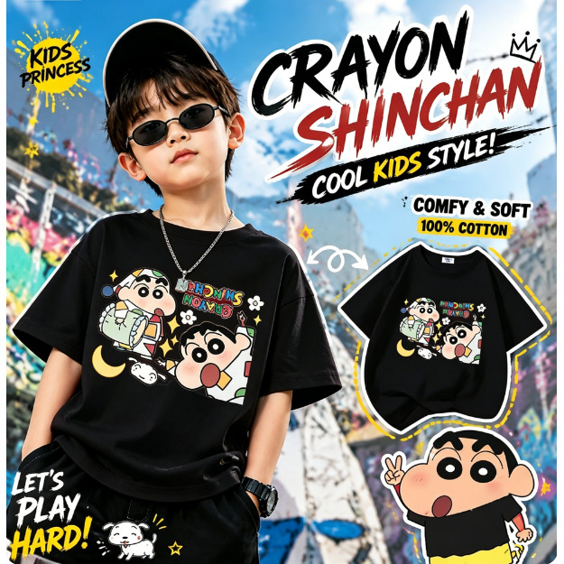 เสื้อยืดเด็ก/ลายการ์ตูนการ์ฟิลด์/คอตตอนคุณภาพสูง/หลวมและน่ารัก/ขนาด 1-12 ปี