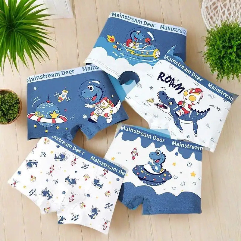 Boys' underwear, children's boxer shorts, suitable for boys and toddlers, children's undergarments
