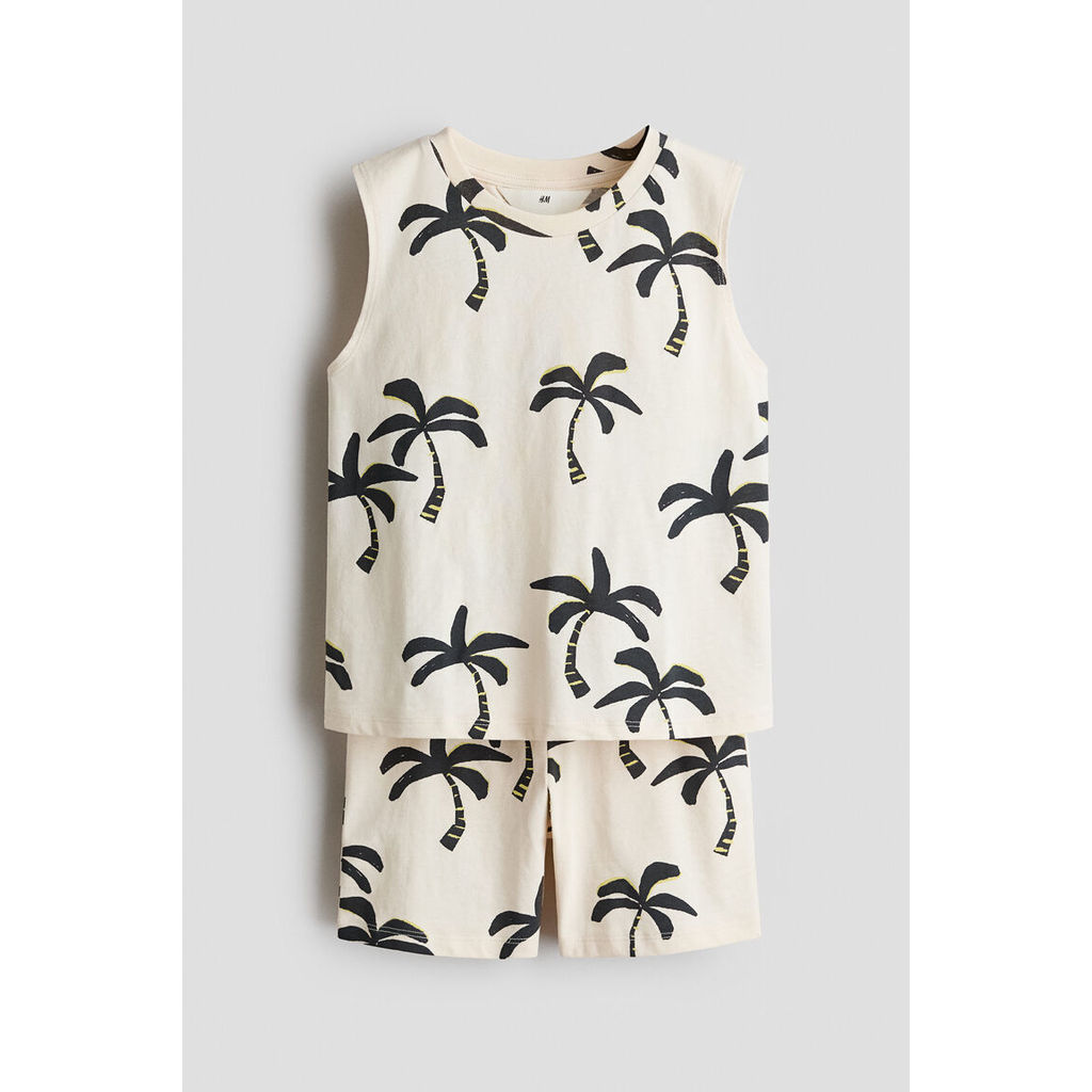 H&M(เอชแอนด์เอ็ม) ชุดผ้าฝ้ายพิมพ์ลาย 2 ชิ้น เด็กชาย 1345171_1