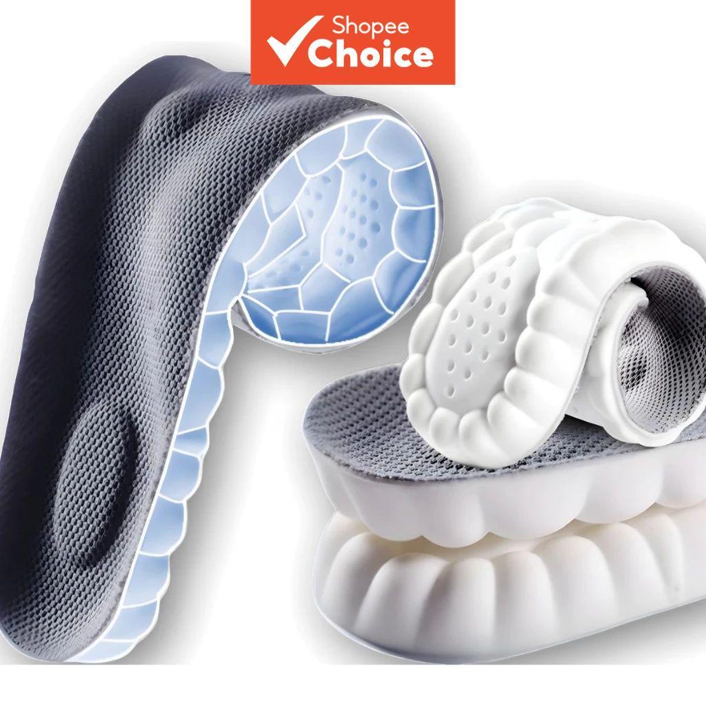 2 คู่ Comfortfit 4D Orthotic Insoles, Cushioned รองเท้าแทรกสําหรับชายรองเท้าผ้าใบและรองเท้า