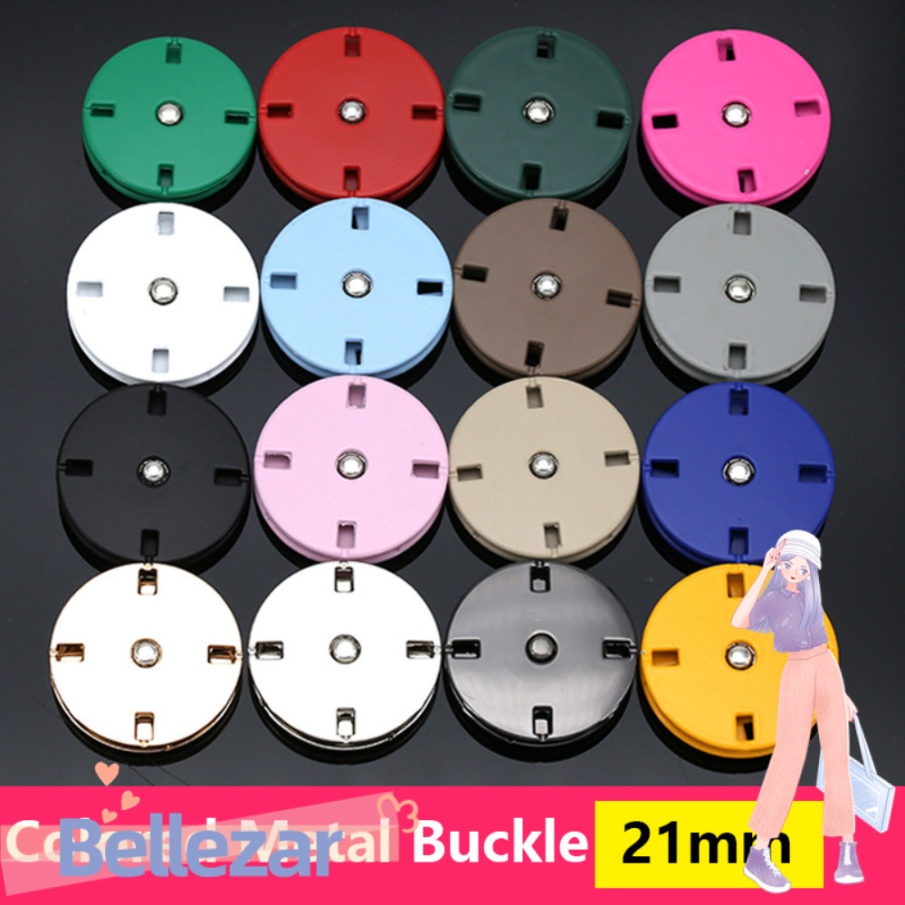 BELLEZAR 5 คู่ปุ่ม Snap, เสื้อผ้าที่มองไม่เห็น Snap Fasteners, เย็บเสื้อผ้า Snap Handmade ทองสีดําเง
