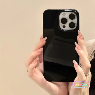 เคสไอโฟนเจลลี่สีพื้นมินิมอลเรียบหรู 17Pro/16/15/14/13/12/11/ProMax/7G/7/8Plus/XS/XR/SE2/SE3