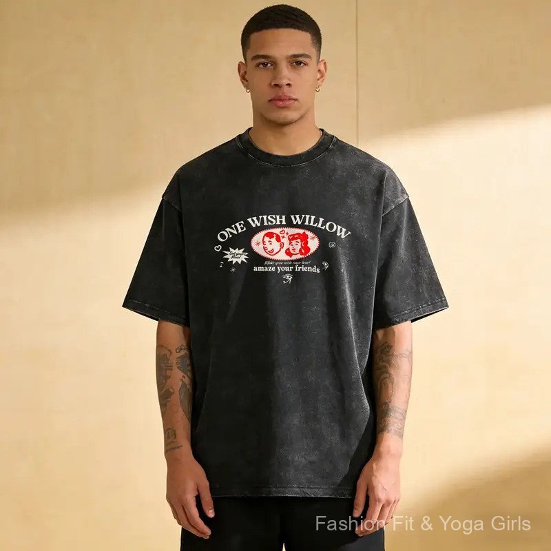 Unisex O-Obsession ภาพยนตร์ One Wish Willow T เสื้อแฟชั่นเสื้อแขนสั้น Y2K สนุก Tshirt Beach Casual O