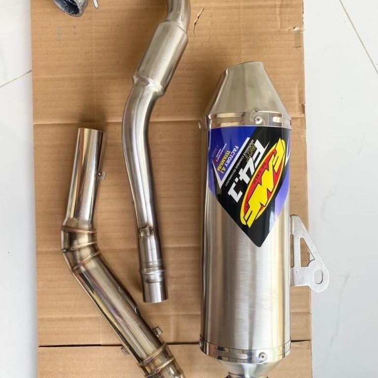 1 ชุด fmf f4.1 ท่อไอเสีย racing เปิดท่อ สําหรับ ksr110 ksr110pro xtz125 msx125