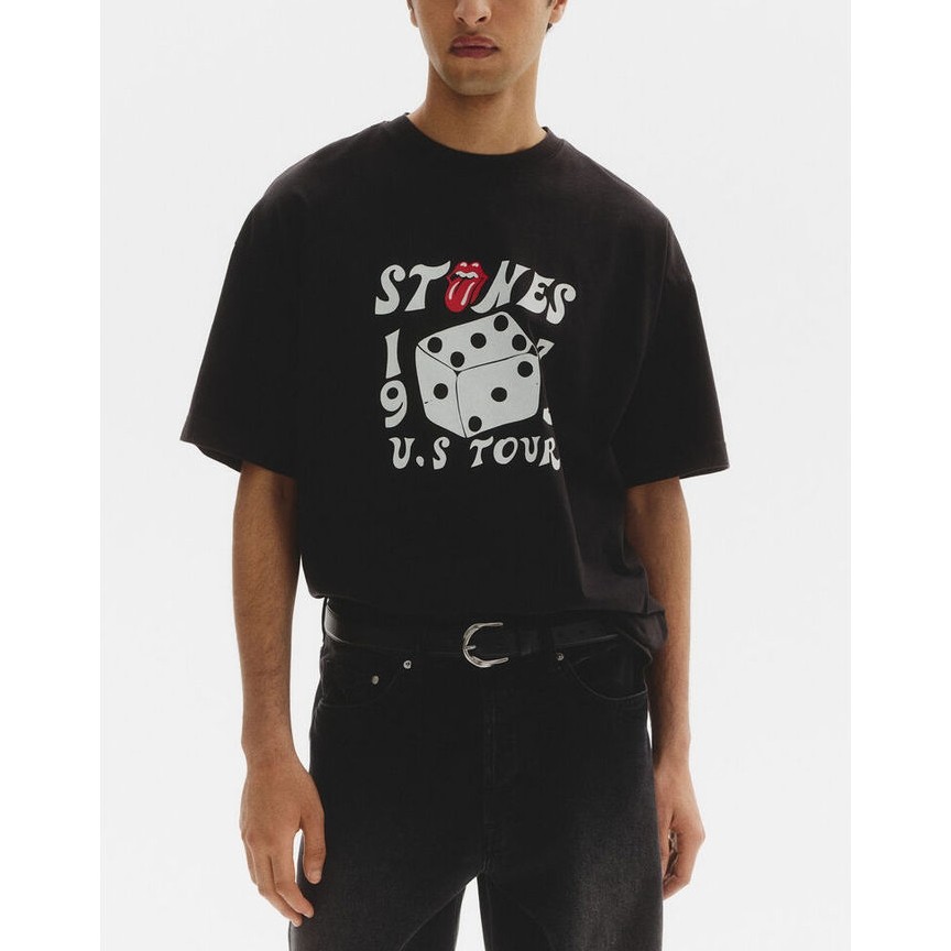 H&M(เอชแอนด์เอ็ม) เสื้อยืดทรงโอเวอร์ไซส์ ผู้ชาย 1159823_23