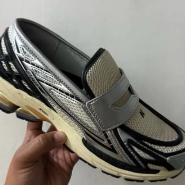 1906L Loafer Watanabe Man Silver Mettalic และ Black (ผู้ชายและผู้หญิง) GSLP