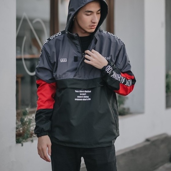 เก็บเงินปลายทาง Mens Cagoule Genous Tokyo Jacket - เสื้อแจ็คเก็ตร่มชูชีพผู้ชาย - CG-TOKYO02