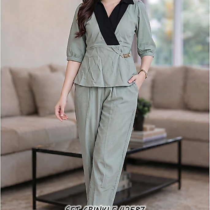 42587 CRINKLE SET LD 104CM PLAIN