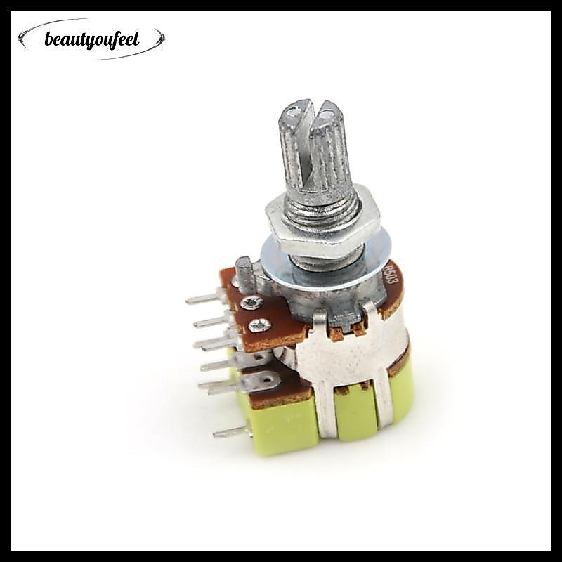 [Beautyoufeel] B50K 50K Ohm Dual Linear Taper Volume Control Switchesometer Switch