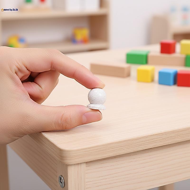 NLY 1:12 Scale Diorama Road Barrier รุ่น 1 ชิ้นจําลองหิน Ball Bollard สําหรับ Dollhouse Street DIY D