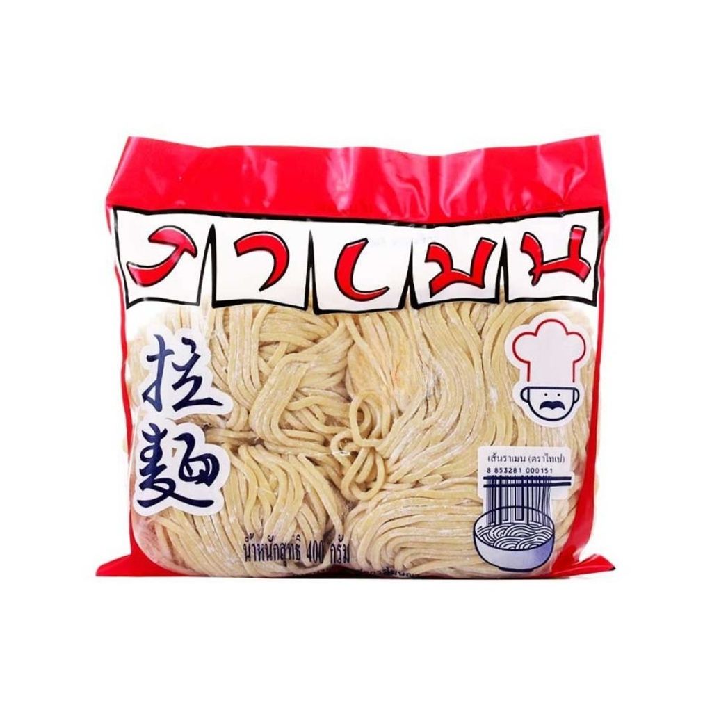 ไทเป เส้นบะหมี่ราเมน Taipei Ramen Noodles 400g.