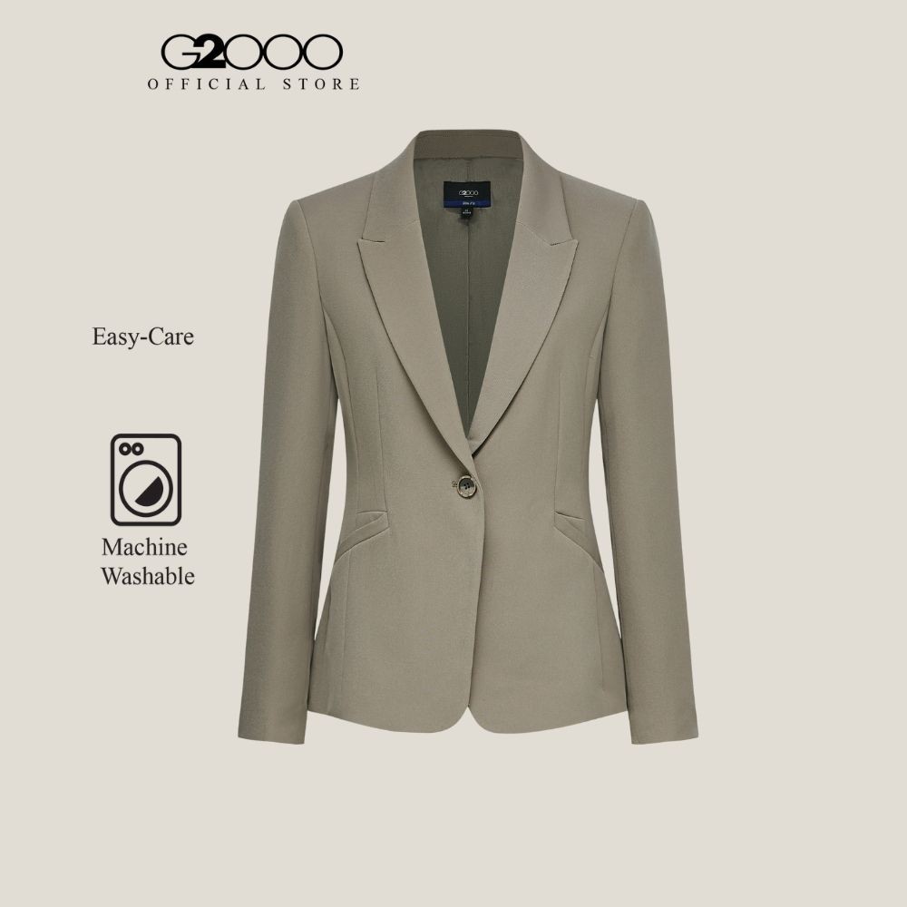 G2000 เสื้อสูทสำหรับผู้หญิง ทรง Slim Fit รุ่น 5621100319 BEIGE