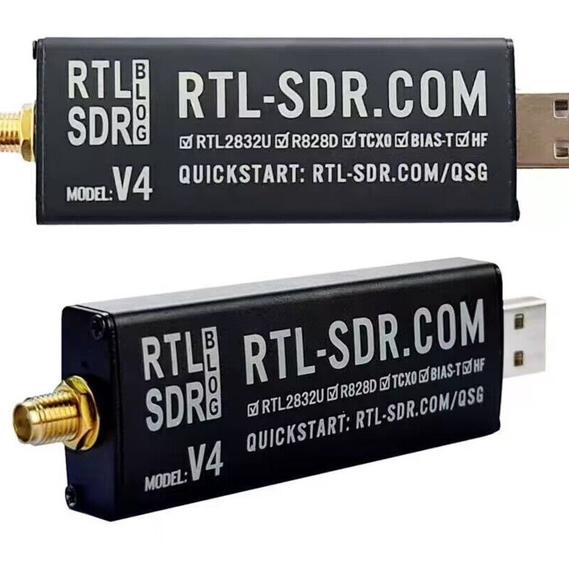 R RTL-SDR Blog V4 R820T2 อัพเกรด R860T TCXO ซอฟต์แวร์เดิมวิทยุตัวรับสัญญาณพร้อมเสาอากาศ