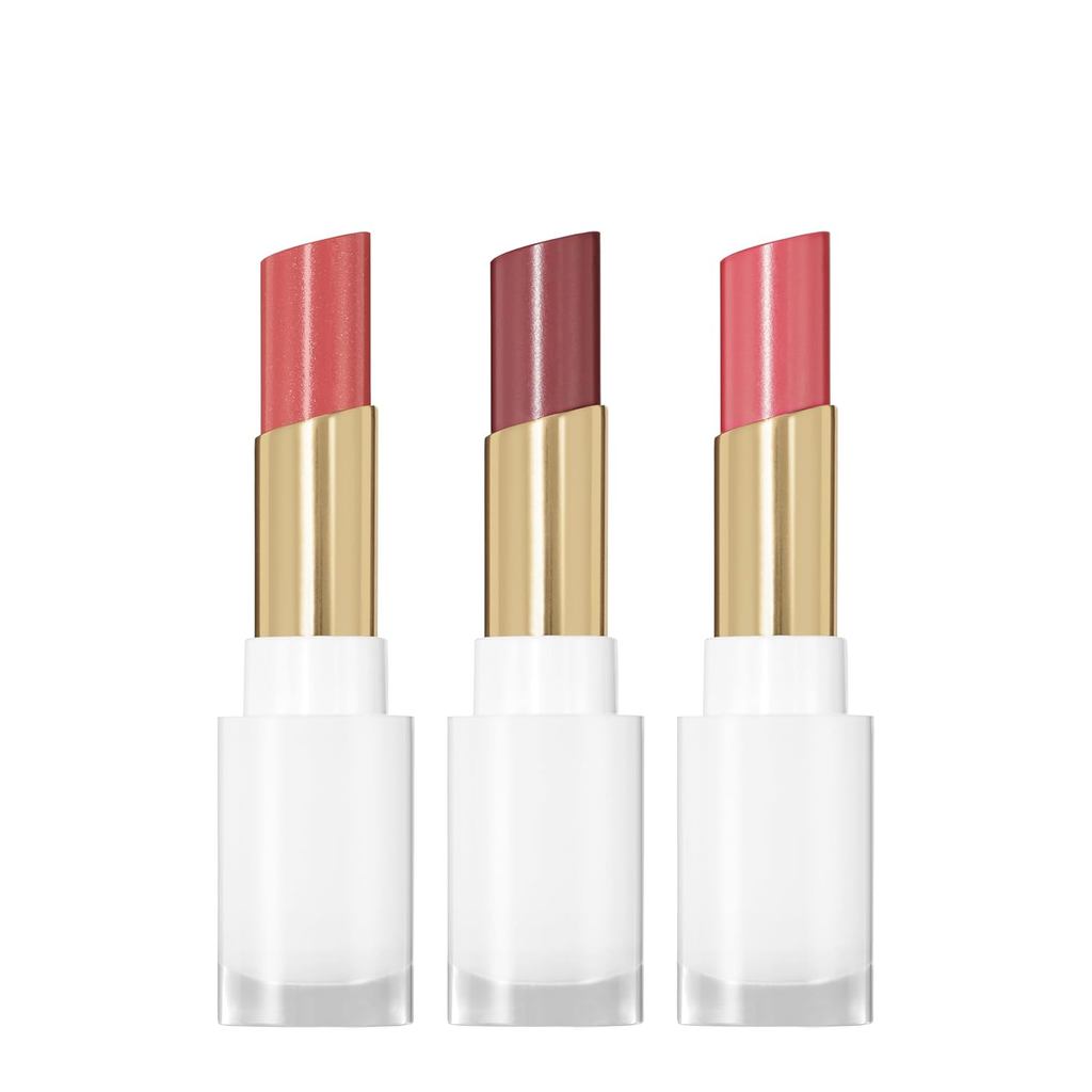 REVLON Super Glossy Glass Gloss Cream Gift Set, 3 ชิ้น, Lipstick Multi-piece Set, Moisturizing Color