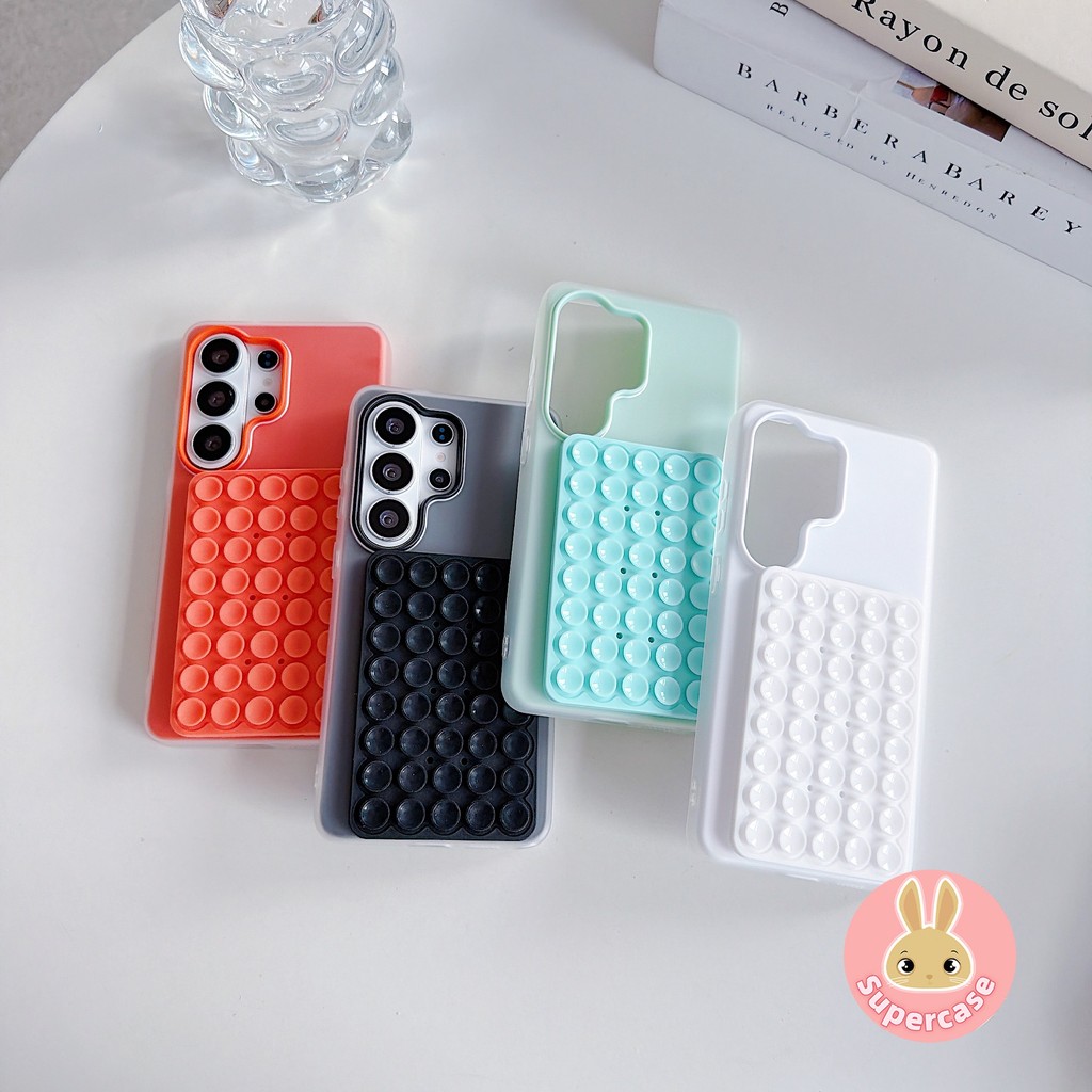 สองด้านดูดถ้วยเคสโทรศัพท์สําหรับOPPO A6X A6 A6S A6T Pro A6i + A6V A6K A5S K14X 5G 4Gฝาครอบน่ารักสีลู