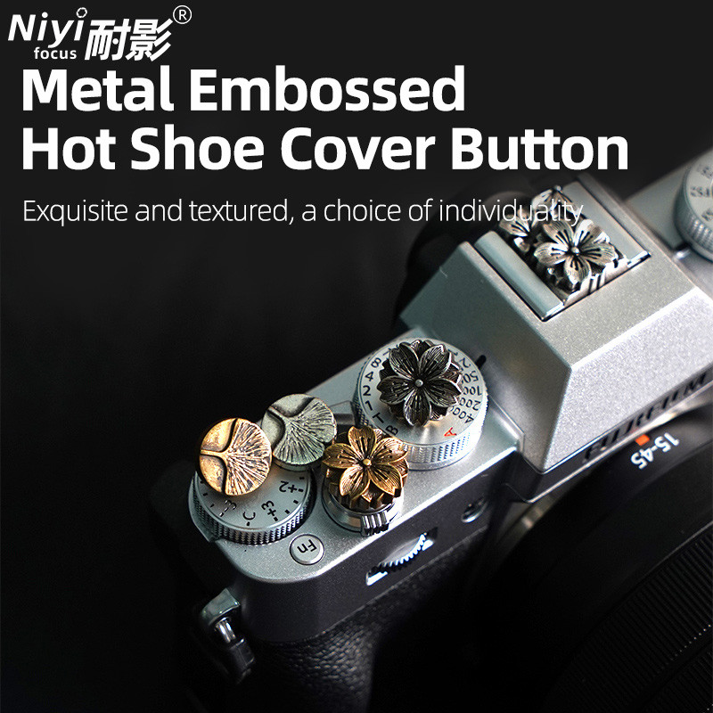 Camera Hot Shoe Cover & Soft Release Button Kit - กันฝุ่น, ป้องกันรอยขีดข่วน, และวงจรสําหรับกล้อง DSLR/Mirrorless
