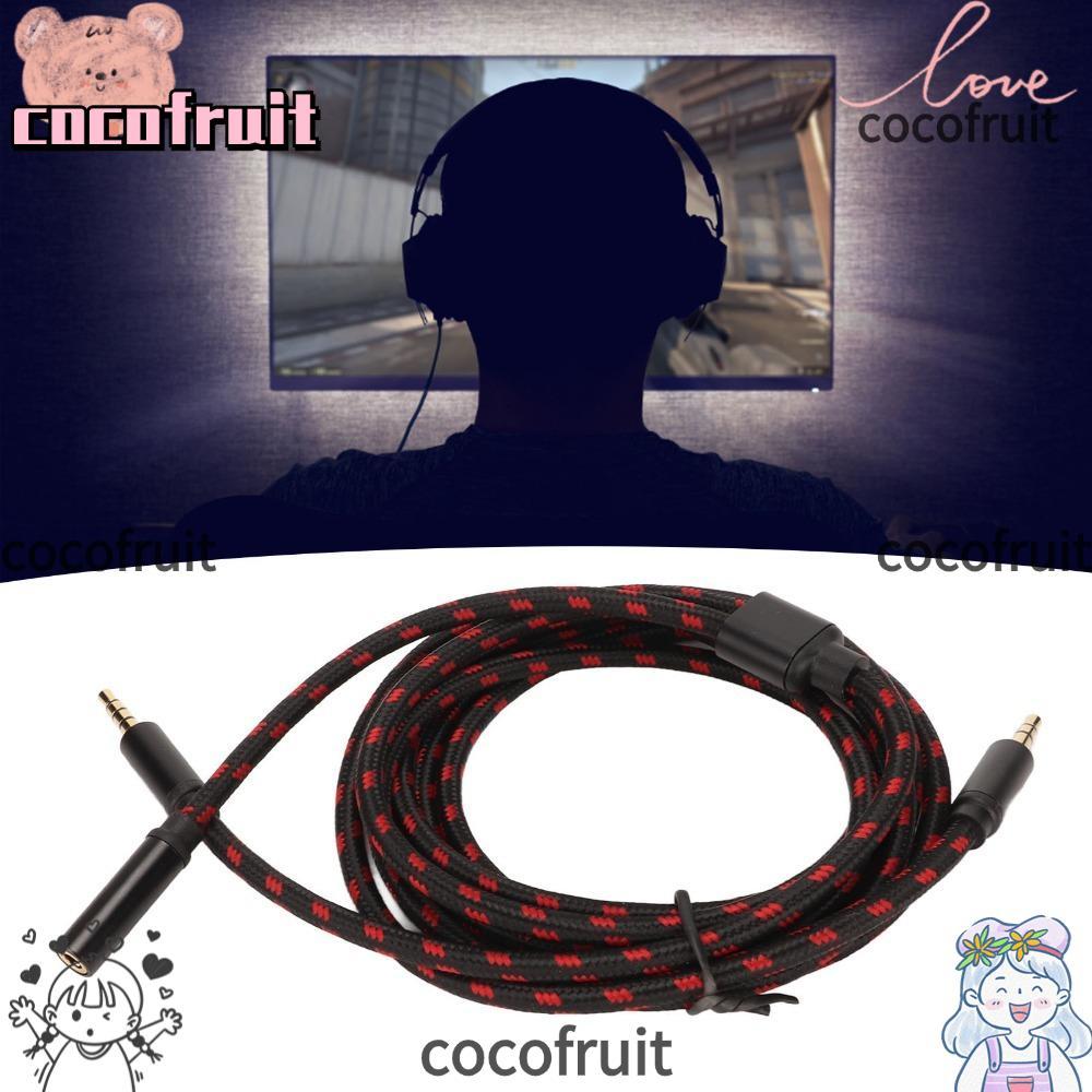 COCOFRUIT แชทสายอะแดปเตอร์, 3.5 มม.270 ซม./8.9ft Chat Link Cable, ปลั๊กแอนด์เพลย์แบบยืดหยุ่นสําหรับ 