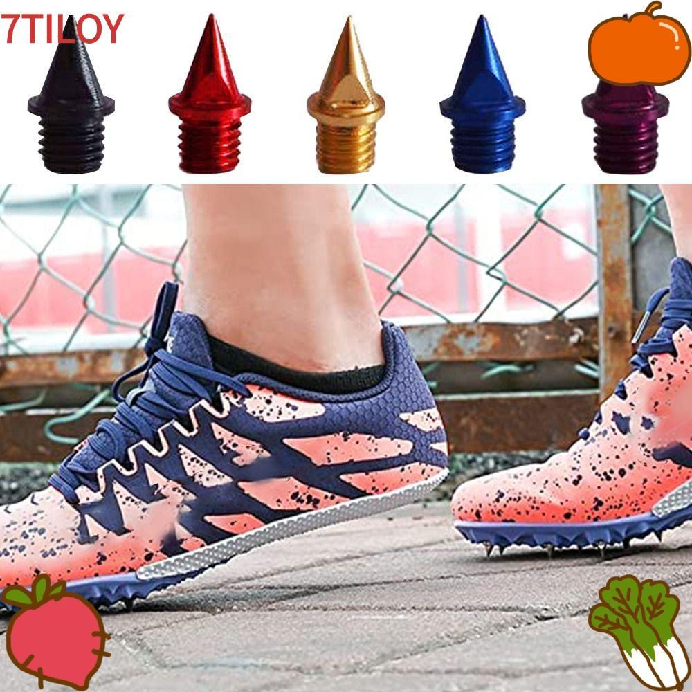 7TILOYSHOP 20 ชิ้น Track Spikes คุณภาพสูง 1/4 นิ้ว Sprinting Cross Country สําหรับ Track รองเท้า