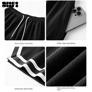 5XL-10XL กางเกงขาสั้นบาสเก็ตบอลผู้ชาย ไซส์ใหญ่พลัสไซซ์ กางเกงขาสั้นทรงจ็อกเกอร์ ไอซ์ซิลค์ ตาข่าย ยืดหยุ่นสูง ระบายอากาศดี แห้งเร็ว
