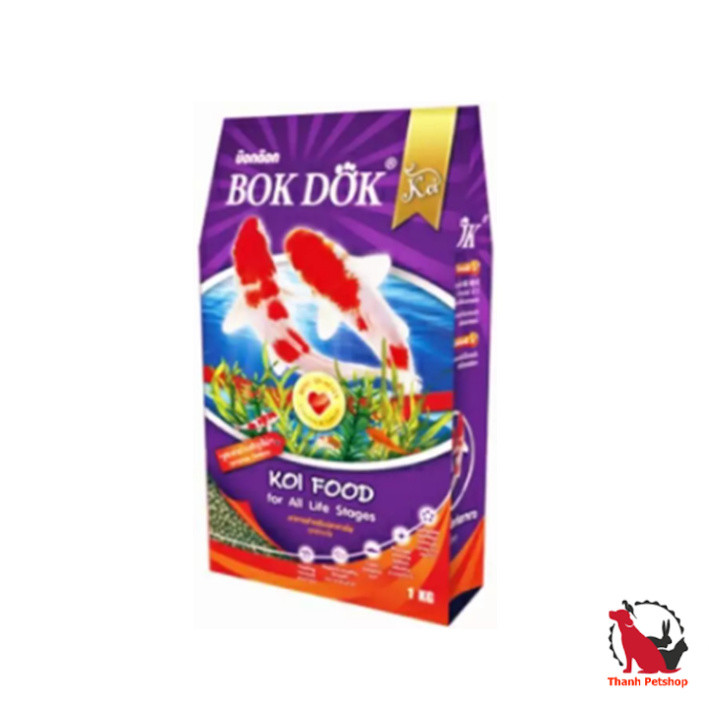 BOKDOK อาหารปลาคาร์ฟ เร่งสีคุณภาพสูง 1Kg